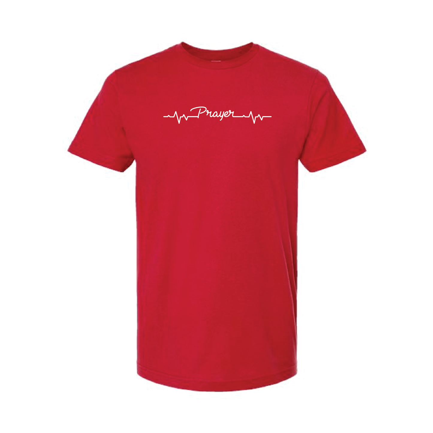 Prayer Heartbeat T-shirt [Mens/Unisex]